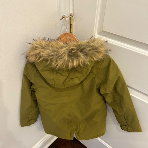 Boden Authentic Parka kids olive green size 6-7years - Picture 5 of 5